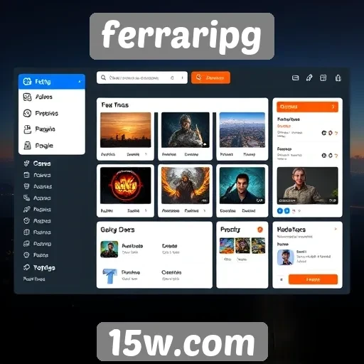 Mudanças na interface do usuário do ferraripg